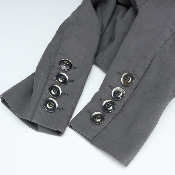 L.A.M.B. Wool Silk Blazer Jacket Women's Size 4 Gray - Picture 12 of 16
